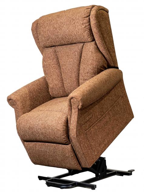 Suir Dual Motor Rise & Recliner Chair - Brown