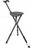 Folding Cane Chair - Black