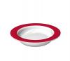 Ornamin: Bowl with Sloped Base - Red side view