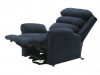 Slaney Dual Motor Rise & Recliner Chair Blue - Recline mode