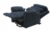 Slaney Dual Motor Rise & Recliner Chair Blue - Recline side view