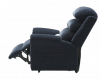 Slaney Dual Motor Rise & Recliner Chair Blue - Recline side view