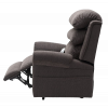 Slaney Dual Motor Rise & Recliner Chair Mink - Side view Recline