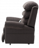 Slaney Dual Motor Rise & Recliner Chair Mink - Side view