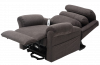 Slaney Dual Motor Rise & Recliner Chair Mink - Side view recline