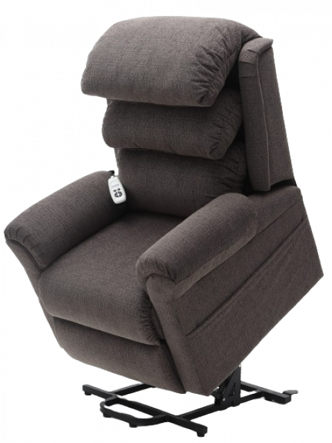 Slaney Dual Motor Rise & Recliner Chair Mink - Riser mode