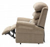 Slaney Dual Motor Rise & Recliner Chair Oat - Recliner mode