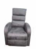 Fergus Single Motor Rise & Recliner Chair Grey - Seated Position