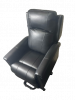 Nore Dual Motor Rise & Recliner Chair Black - Riser position