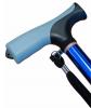 Gel Grip Folding Cane Blue - Close up