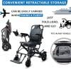 Superlight Portable Electric Travel Wheelchair air