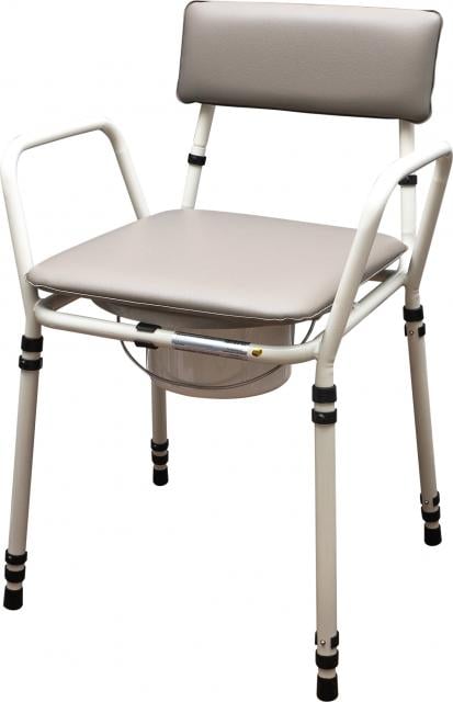 Essex Height Adjustable Commode Chair FRONT