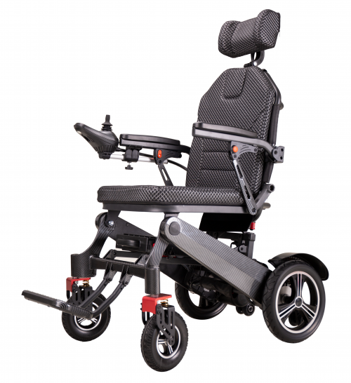 Reclining Electric Wheelchair with Headrest